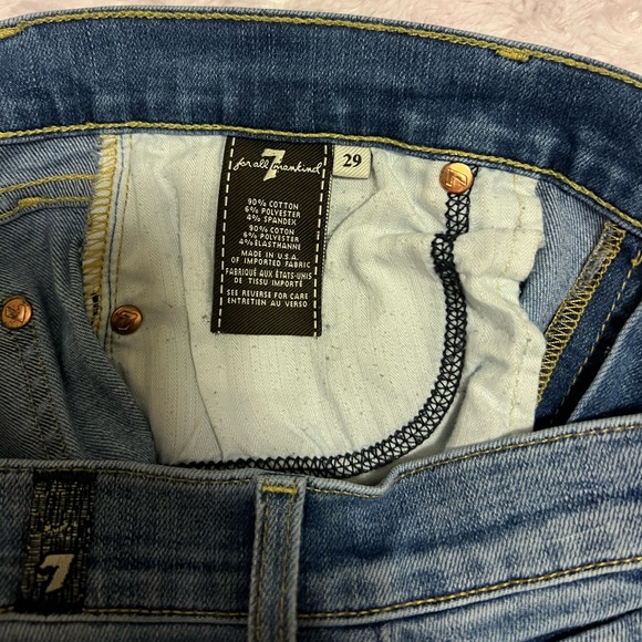 7 For All Mankind Jeans - Medium Wash - Picture 4 of 5